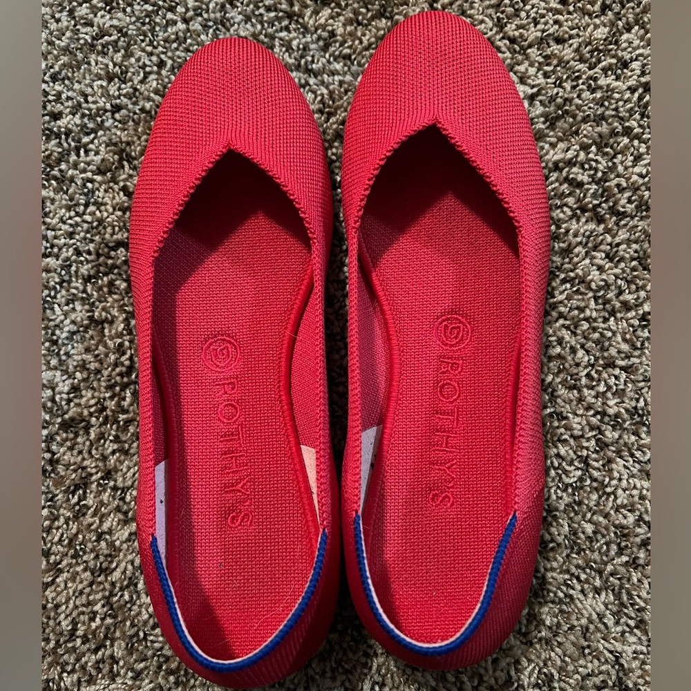 Rothy’s Red Flats